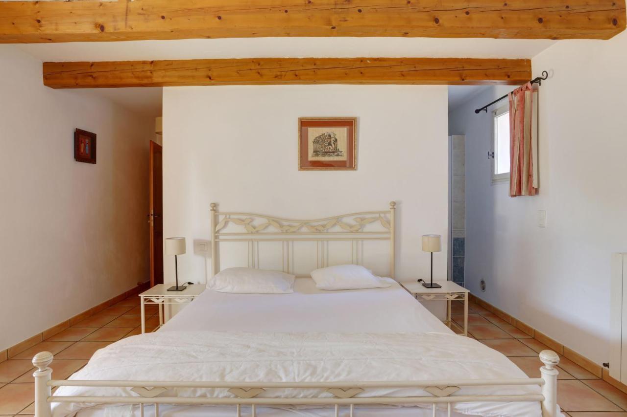 רוקברון-סור-ארז'נס Villa De Charme, 8 Pers, Climatisee, Piscine Chauffee, Calme Garanti מראה חיצוני תמונה