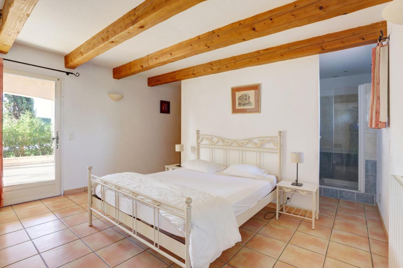 רוקברון-סור-ארז'נס Villa De Charme, 8 Pers, Climatisee, Piscine Chauffee, Calme Garanti מראה חיצוני תמונה